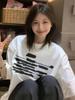 Women's Plus Size Pure Cotton White Short Sleeve T-Shirt - Summer 2025 American Style Loose Fit