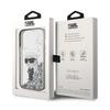 Karl Lagerfeld Klhcp15Llkknsk Iphone 15 Pro 6.1 Transparent Hardcase Liquid Glitter Ikonik