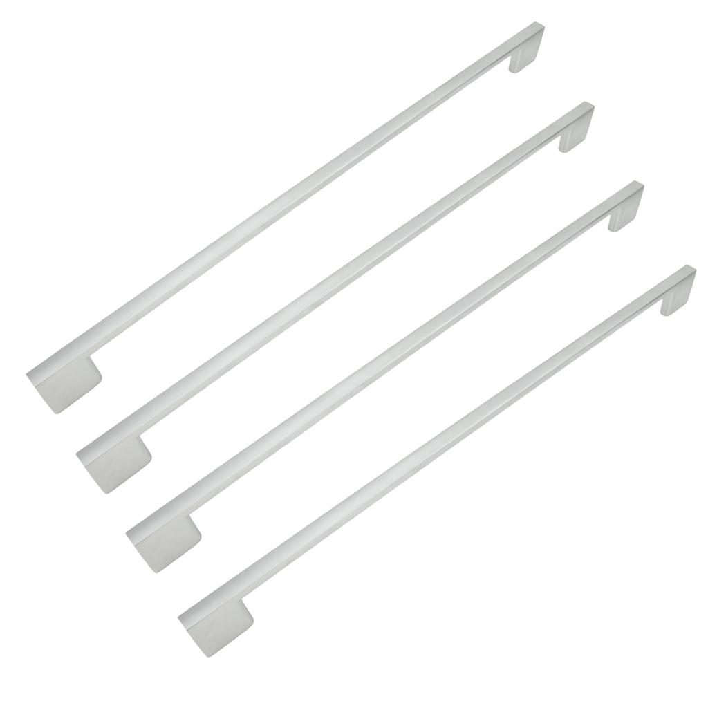 4 X Silver Furniture Handle 320 Mm Metal