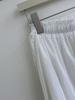 Women's 2026 Spring New Arrival: Simple White Long Loose-Fit Skirt with Wide Hem