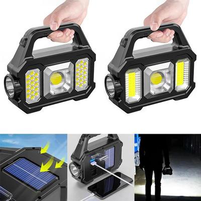 Multifunktionale wasserdichte Outdoor-Solar-Taschenlampe mit COB-Lampe