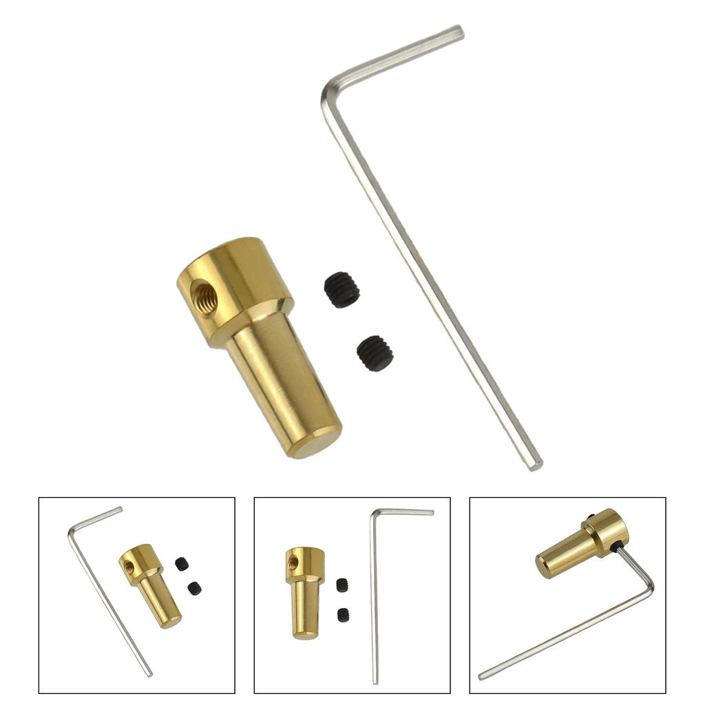 Hochpräziser Motorwellen-Spannhülsenadapter Motorwellenadapter für JTO-Spannhülsenbasis 3,17 mm Messing Werkzeugzubehör