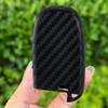 Carbon Silicone Car Key Cover Case For Dodge Ram Charger Journey Durango Jeep Grand Cherokee Chrysler Keyless Fob Shell Holder