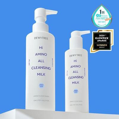 Dewytree High Amino All Cleansing Milk 1+1 Special (200ml+200ml)