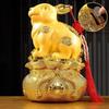 Sha Jin Rabbit Ornament Zodiac Rabbit Saves Money Decoration of Living Room, Wine Cabinet, Office Resin Craft Gifts