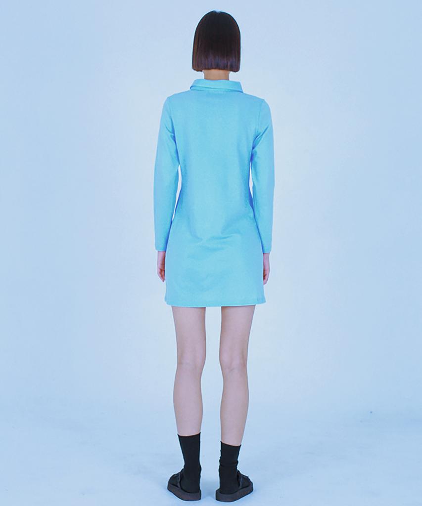 KATHARSIS Pique Dress (Blue)_S M