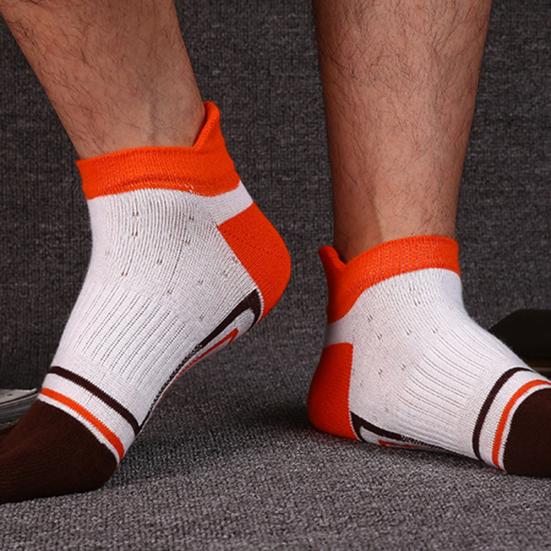 Fashion Men Soft Breathable Cotton Five Toe Socks Casual Sport Running Socks