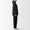 MUJI Women's Yak Blend Turtleneck Sweatshirt BBT47A2A Black Free Size