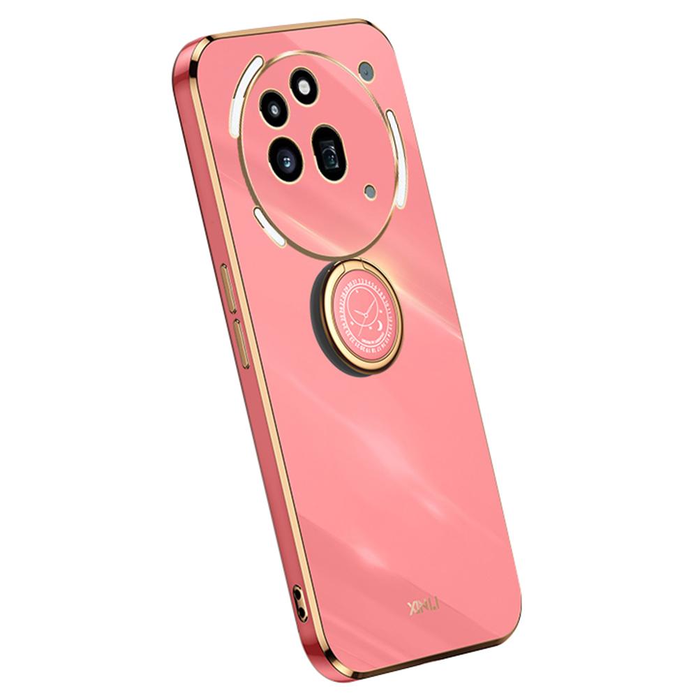 XINLI For Nothing Phone (3a) Pro Case Ring Kickstand Electroplating TPU Phone Cover