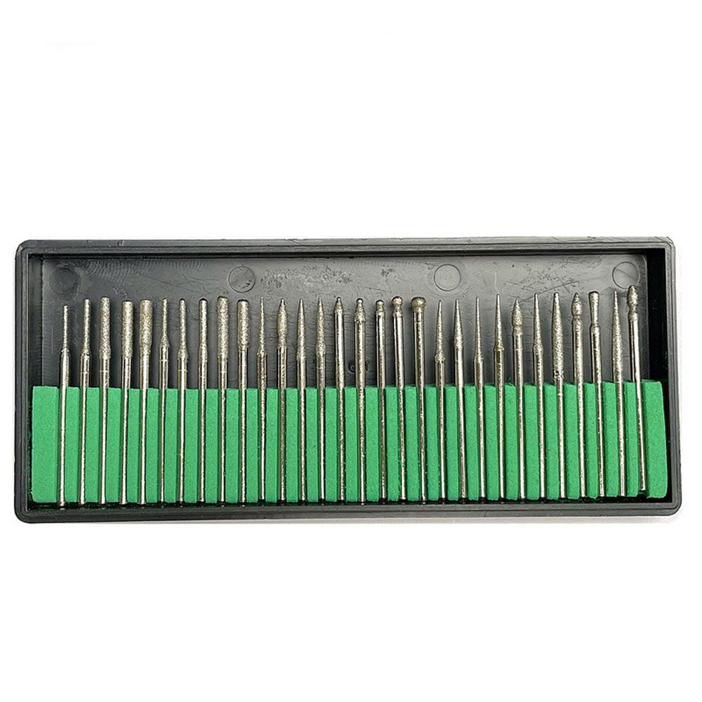 

Для хвостовика 2,35 мм Набори шліфувальних головок Набір ротаційних фрез Мікрорізьба Шліфувальна голка 2.35MM