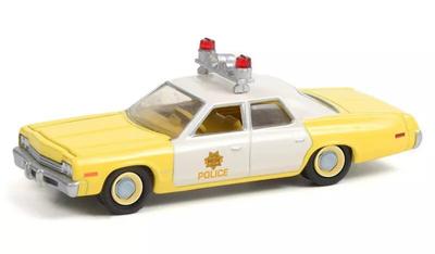 [UŻYWANY] Greenlight Skala Dodge Monaco 1974 Policja Las Vegas Pościg Model Samochodu Diecast 1/64