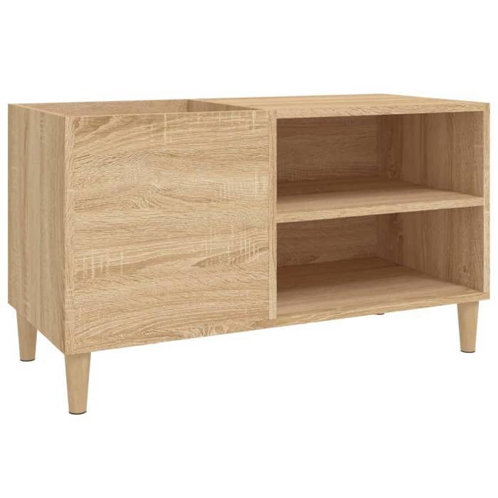VidaXL Armoire à Disques, Meuble de Classement avec Pieds, Armoire de Rangement, Organisateur de Maison Salon Intérieur, 831944