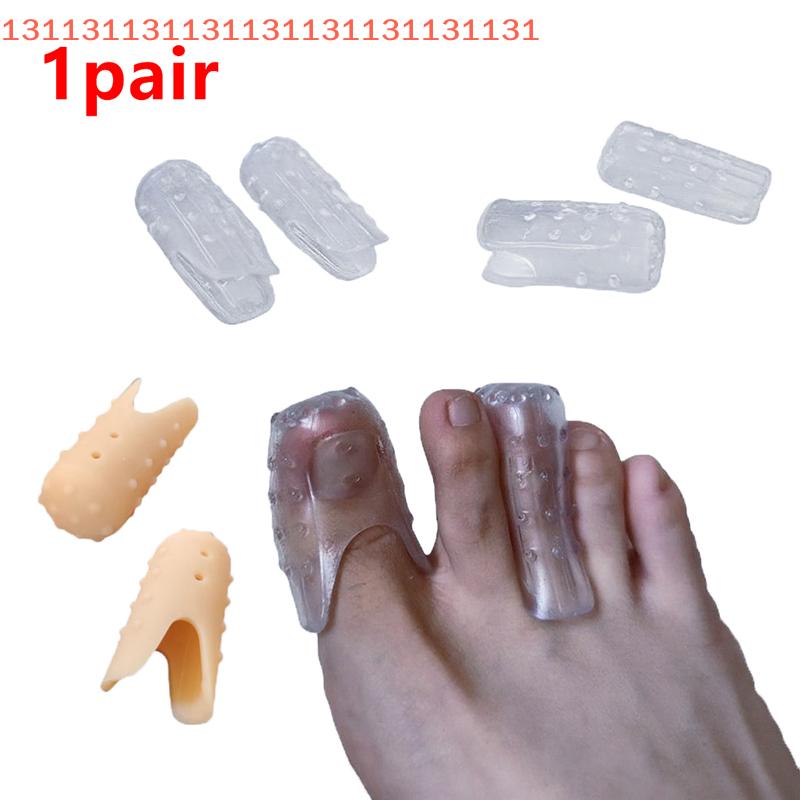 Clear Nude Breathable Big Toe Guards Cushion Bunion Pads Soft Comfortable Protection for Ingrown Toenails Soft Comfortable Slee