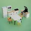 Kids Toy Kitchen Layout Ornaments 1:12 Scale Mini Furnishing Miniature Dollhouse Furniture
