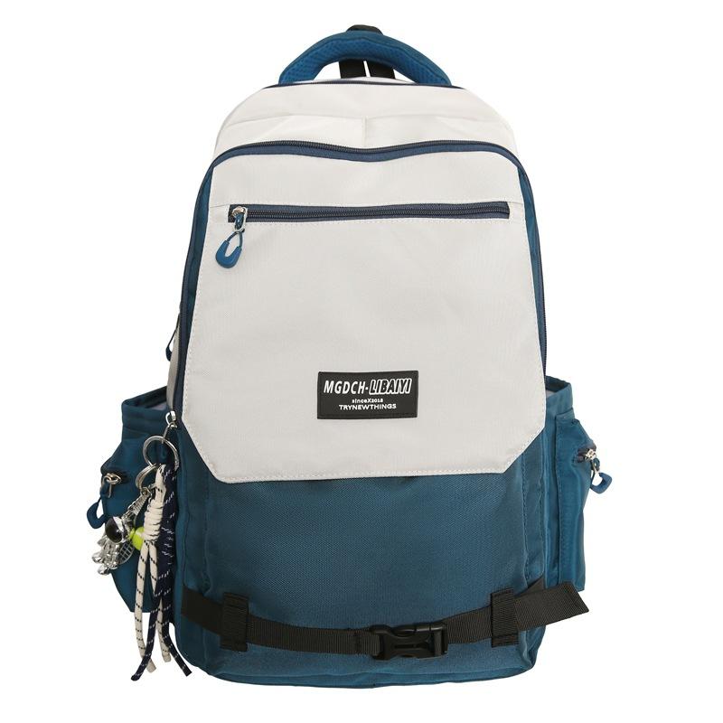 Large capacity Backpacks for Junior High School CampusUses  High School Girls  Versatile Contrast Color College CampusUses' Computer Travel