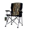 Portable Outdoor Metal Chair - Folding Large Size, with Cup Holder & Carry Bag, Suitable for Beach & Outside Activities