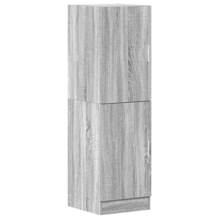 VidaXL Armoire de cuisine sonoma gris 38x41,5x131,5 cm bois ingénierie 860117