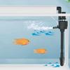 Plastic Fish Tank Filter Silent Fish Stool Filter Collector Submersible Pump  for Aquarium