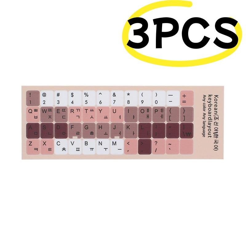 1/3 Sheets Universal Computer Notebook Decals Keyboard Stickers For Korean Japanese Keyboard Replacement DIY Accessories