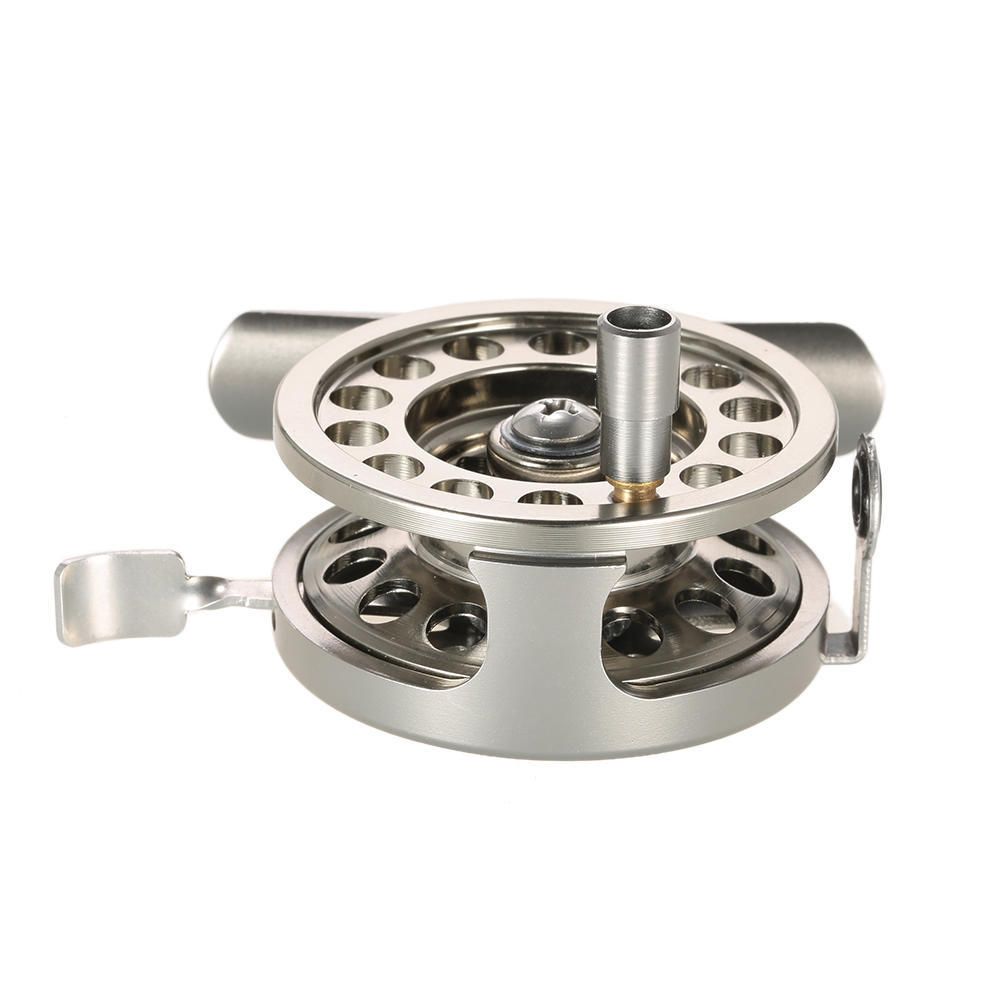Fly Fishing Reel Right Handed Aluminum Alloy Smooth Ice Fishing Reels Fly Reels Fishing Accessories