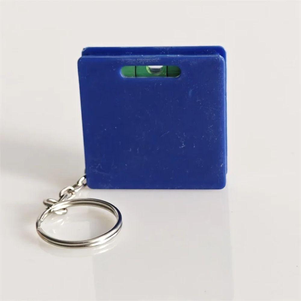 Square Mini Measure Tape Keychain Steel Tape Measure New 1M Retractable Ruler