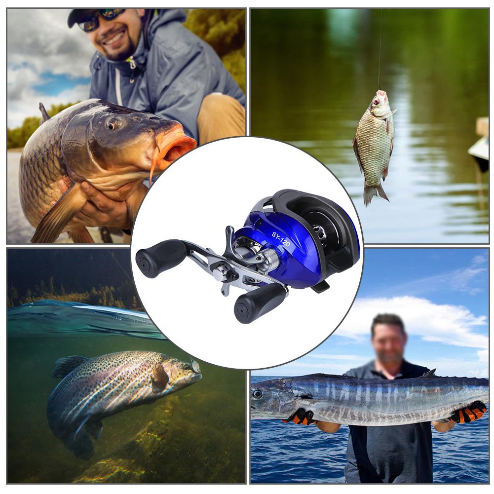 14 Axles Casting Reel Long Shot Anti Explosive Line Magnetic Force Brake Fishing Wheel Tackle(Left hand )