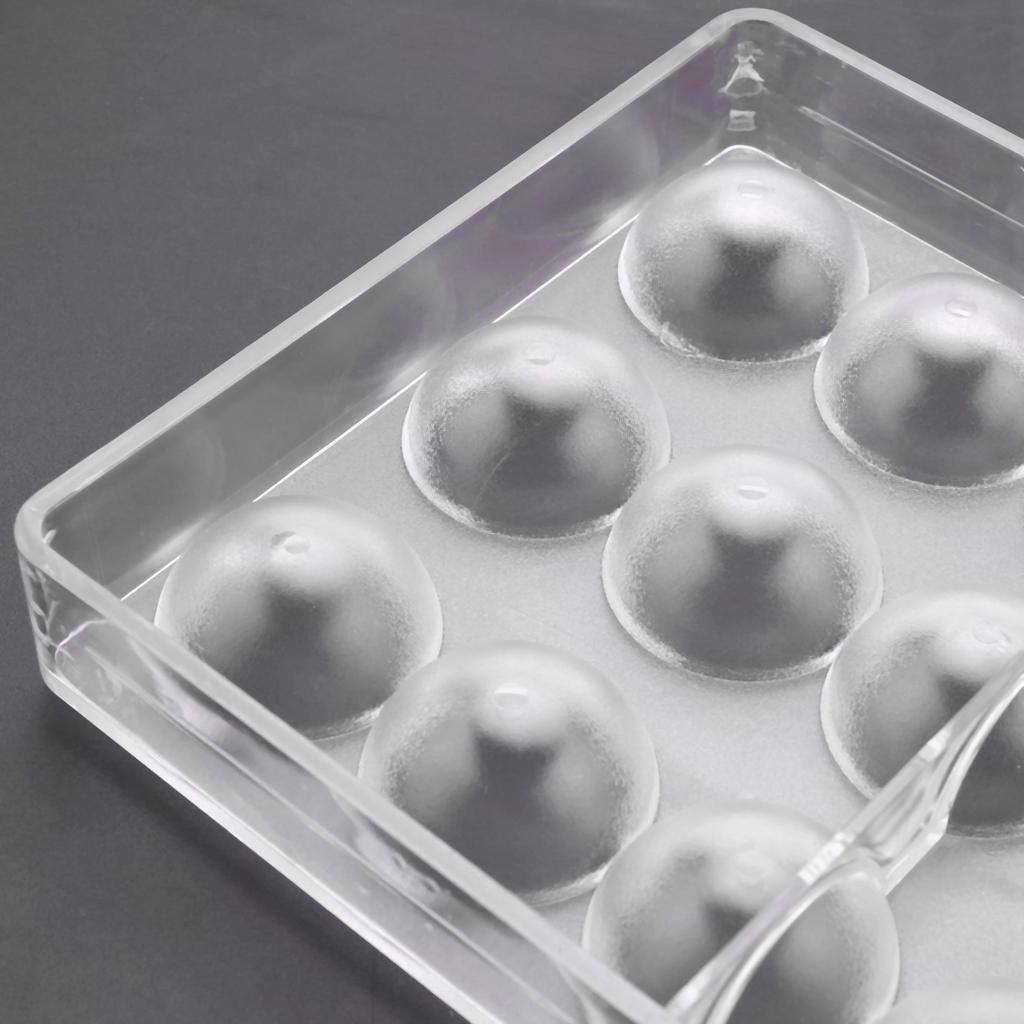 CYCLI-3X 24 Holes Semi Sphere Chocolate Mould Polycarbonate Chocolate Bar Mold Half Ball Candy Maker Mold Bakeware