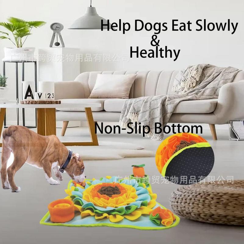 Dog Snuffle Mat Slow Feeder Puzzle Toy Small Medium Large Dogs Cats Interactive Enrichment Training Stress Relief