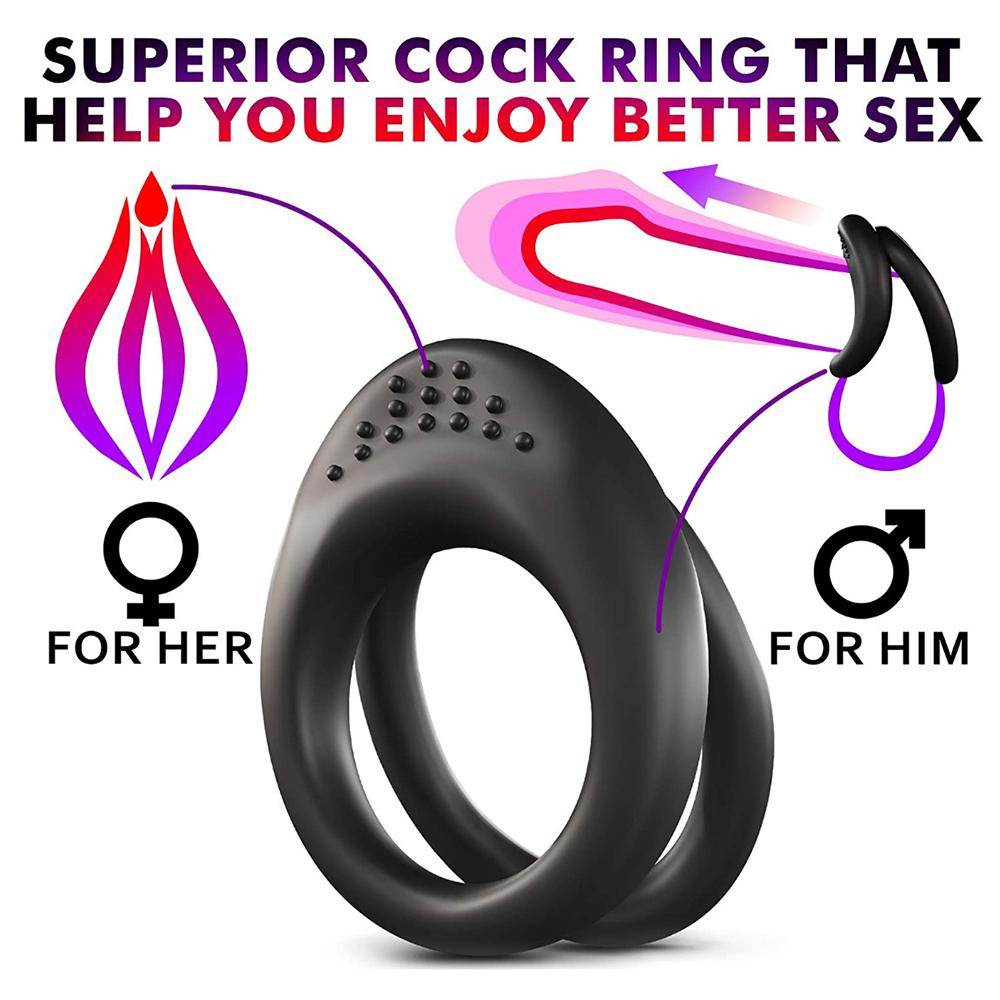 Penis Ring Elastic Scrotal Binding Delay Ejaculation Clitoris Stimulation Male Chastity Device Cock Ring Sex Toys for Men