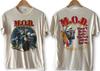 Unisex Shirt Cotton Oversize Large Size 2 Sides 1980s M.O.D. Surfin MOD Band Vintage Band Sand Shirt S5XL MI471