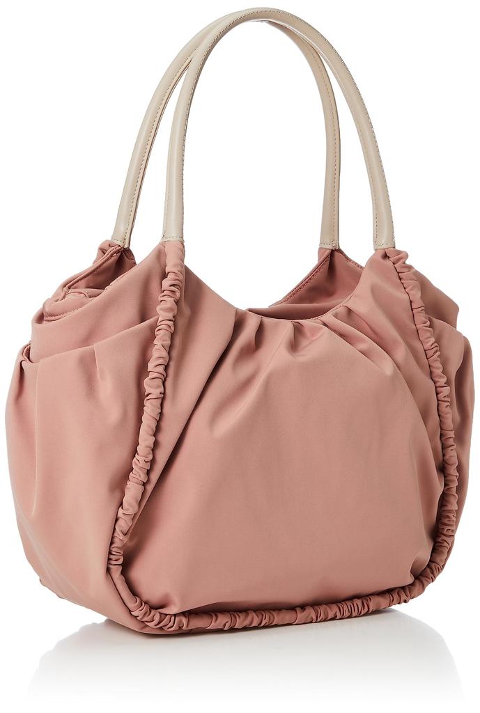 Tote bag vous et shirring tote for pink beige [Isaac] women, (54)