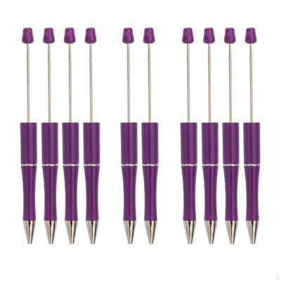 10 piese stilou cu mărgele, pix cu bile cu bile cu cerneală neagră, pix pentru scris