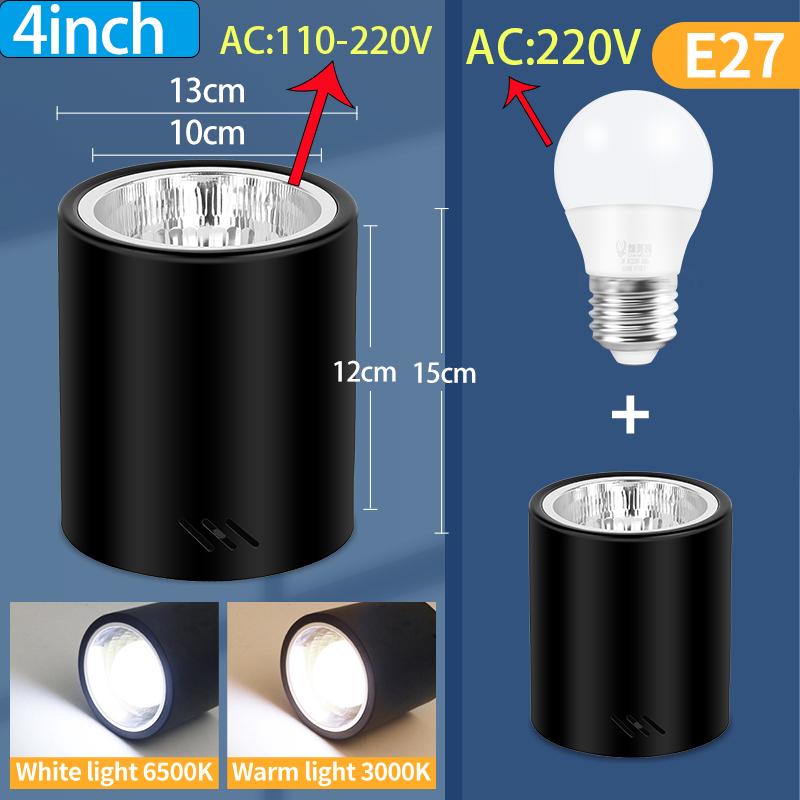 LED Stropní svítidlo 110V 220V Bodové světlo Dárek Žárovka E27 Šroubovací ústí PRO Pokoj Kuchyň Obývací skříně Veranda