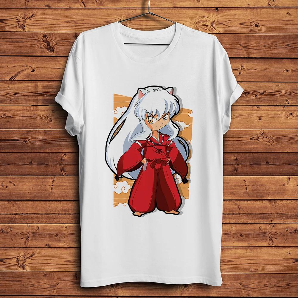 Inuyasha Higurashi Kagome Lustiges Anime T-ShirtKurzarm Lässig Weißes T-Shirt Unisex Unisex Unisexga Streetwear TeeAtmungsaktiver Druck
