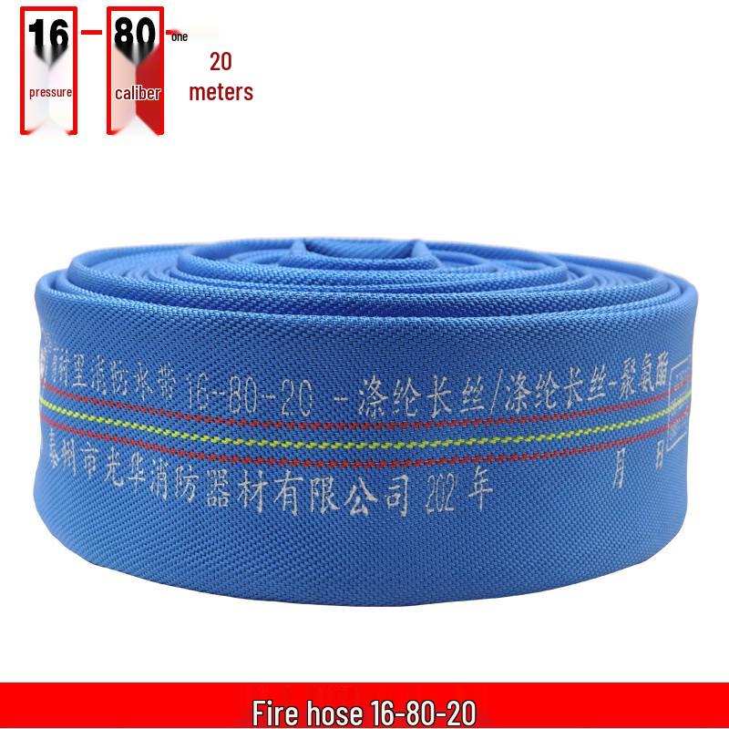 High-Pressure Fire Hose with Storage Bag