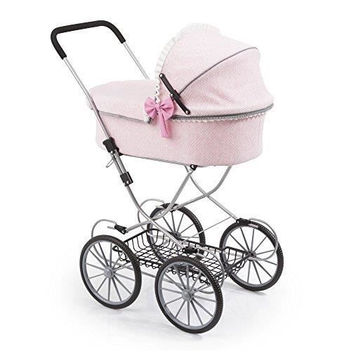 REIG - Dukkevogn Bebe-Paseo Classic Vintage Rosa, - RER12151