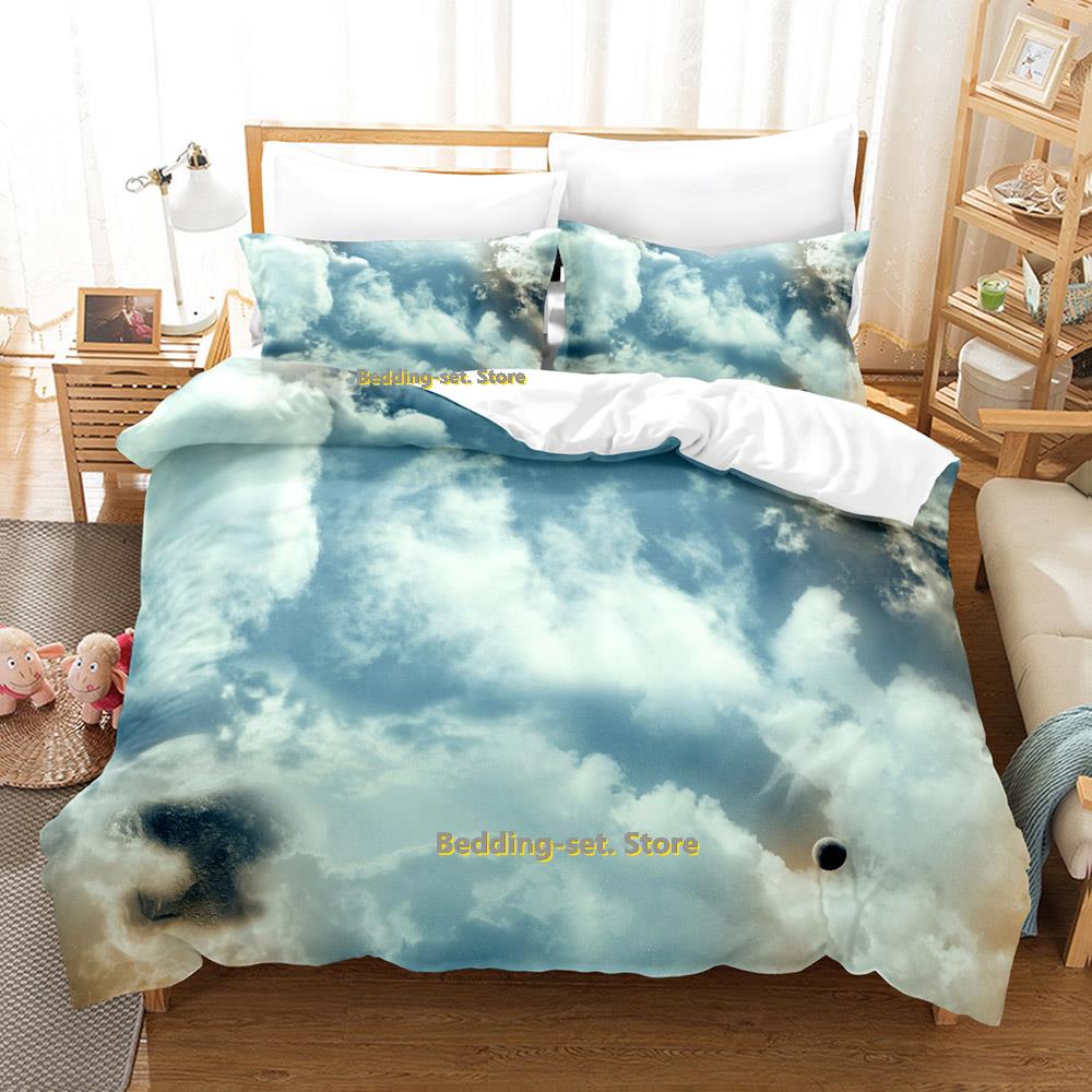 Set Letto Pianeti Singolo Gemello Matrimoniale Queen King Size Set Letto Adulto Bambino Camera da Letto Set Copripiumino universo spazio esterno Letto