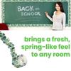 1 Roll Eucalyptus Border Bulletin Board, 5m Bulletin Board Border for Classroom Bulletin Wall Decor