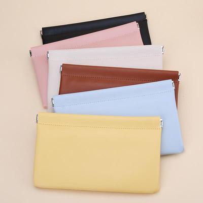 Portefeuille long grande capacité pour femme - Sac de voyage à clip et porte-monnaie