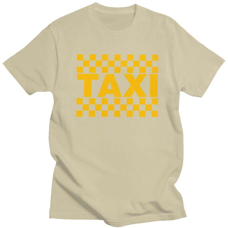 Custom Taxi Driver T Shirts for Men 100 Cotton Tee Tops Tshirt Short Sleeve Tshirt Clothes
