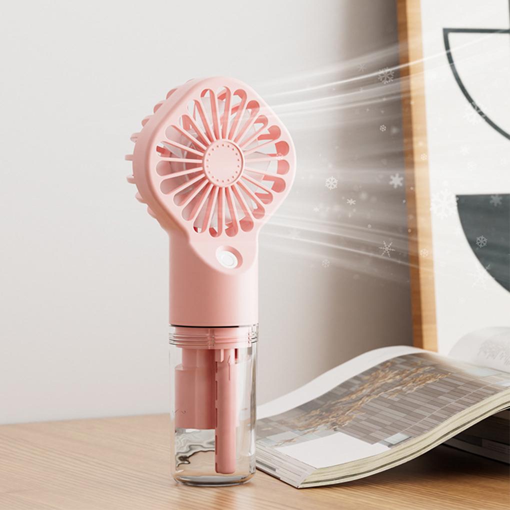 Handheld Mini Air Conditioner Fan Portable Silent Humidifying Fan For Dry Skin Fan With Humidifier