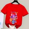 K-POP Demon Hunter Girl Group Unisex Cotton T-Shirt - Kids' Summer Short Sleeve Round Neck Top