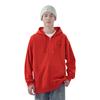 Li Ning Gesticktes Muster Reißverschluss-Hoodie Herren Sweatshirts Samba-Rot AWDU053-4