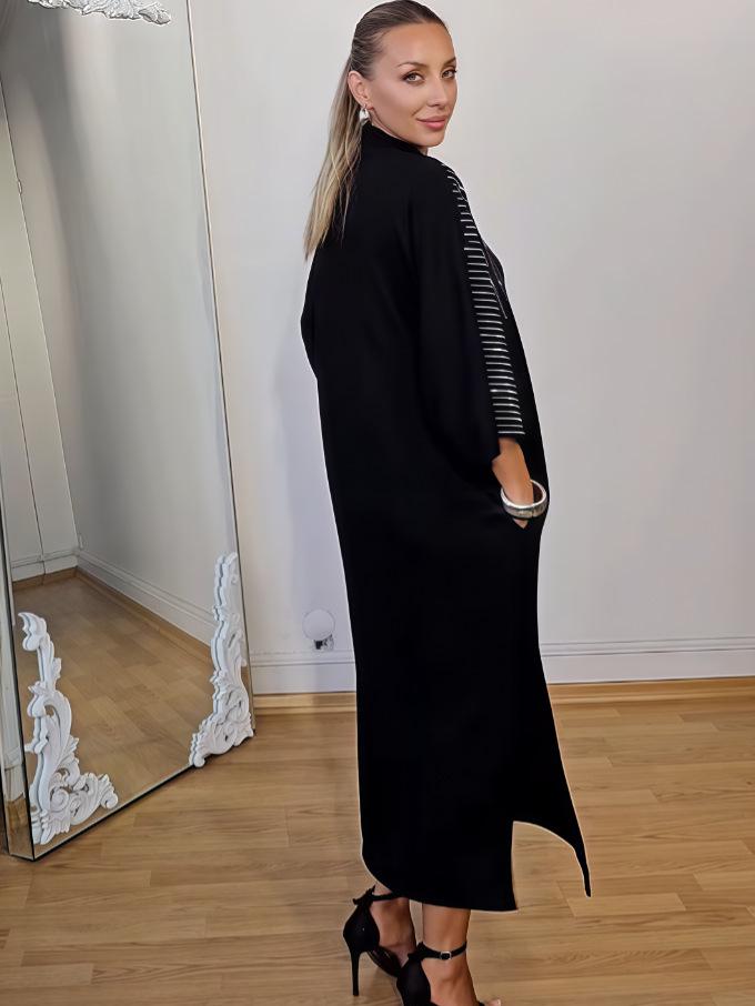 2025 European & American Autumn Print Loose Long Sleeve Women's Dress