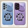 Gradient Golden Lotus For Samsung S8 S9 S10 S20 Ultra S21 Pro S22 Plus S23 FE S24 Ultra S25 Edge S25Ultra Glass Phone Case