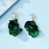 Pendientes Irregulares de Borla de Pétalos para Mujer, Diseño Exagerado Statement, Joyería de Moda de Lujo Ligero