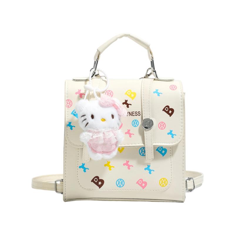 Women s bag niche lightweight new Korean version versatile college style handbag simple casual double shoulder small square bag