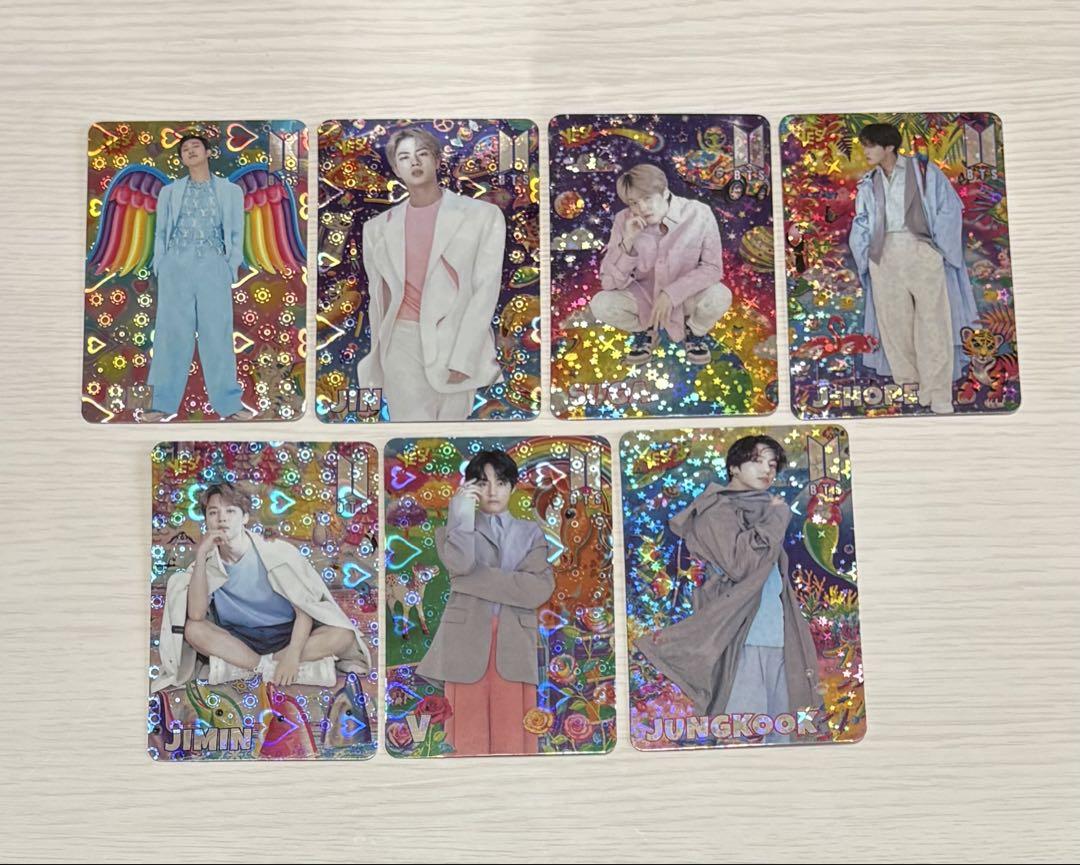 

[USED] Extremely Rare BTS Hong Kong Exclusive Yes! Cards, Randomly Included in Magazines, 7 Trading Cards