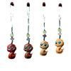 Zodiac Snake Red Wood Phone Charm Pendant Keychain Accessory