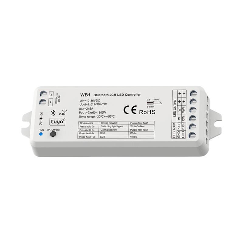 SKYDANCE ZigBee & RF 5 in1 CV Controller WZ5/WZ1 (Tuya App) WiFi WT5/WT1 Bluetooth WB1/WB5 RF 2.4G Voice switch Remote DC12-24V